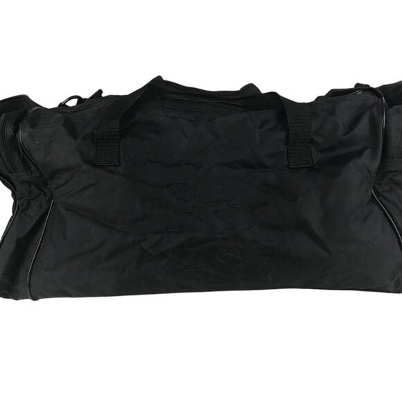 Wilson Unisex Duffle Bag Black/Maroon Nylon Sports Shoulder Strap Zipper Pocket - Picture 4 of 14